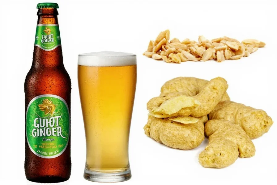 Nutrition label comparison of regular and diet ginger ale showing carbohydrate content differences