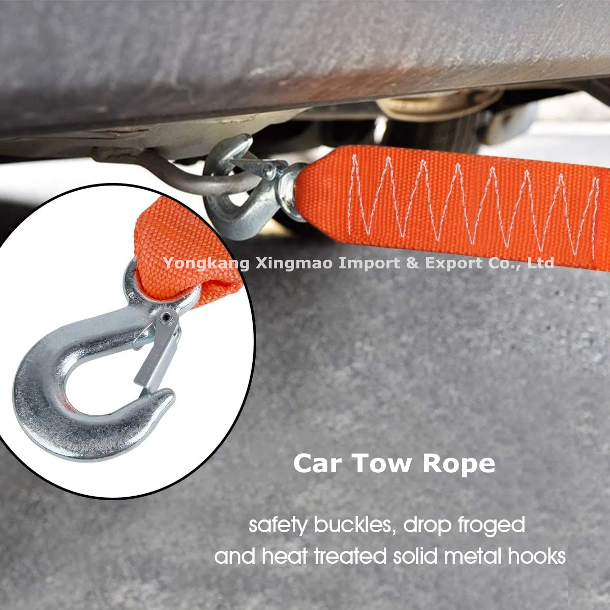 Hot Custom Car Tensioning Belts 3 Ton 3 Meters Tow Rope Vehicle Tool ...