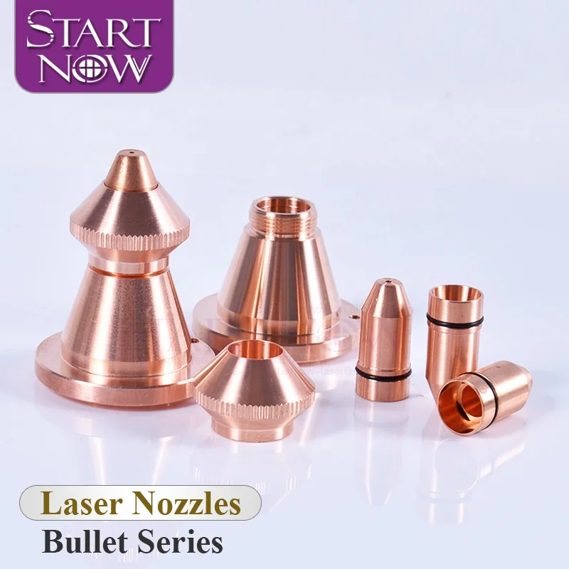 

Startnow High Quality Dia.10.5mm Lasermech Bullet Laser Nozzles With Lid Matching Fiber Cutting Machine Welding Nozzle Base