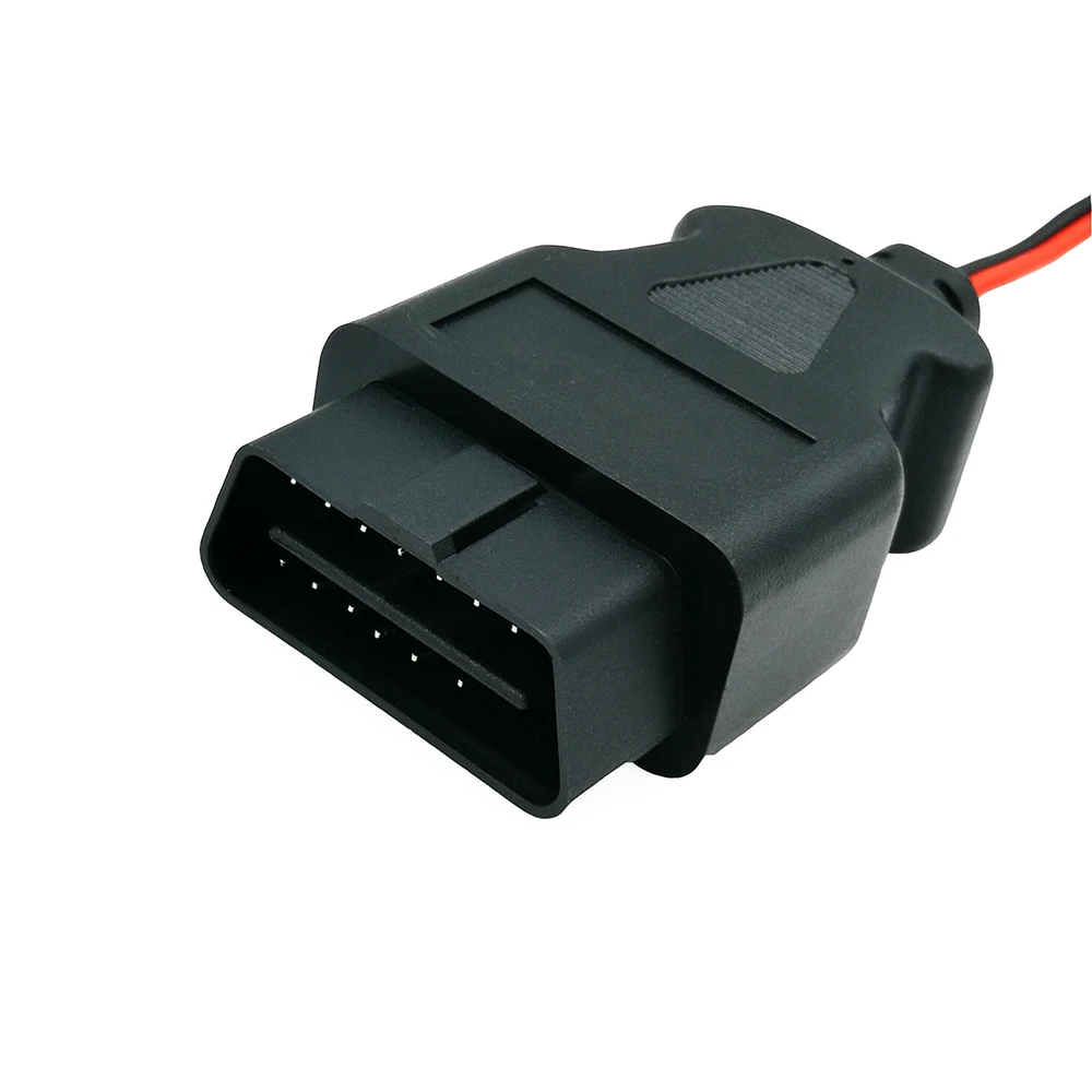 高品质 12v obd2 16pin 男性 sae 插头电缆车载电源