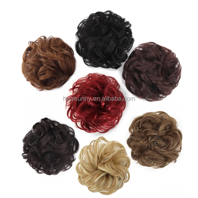 

Colors of wig ring female European and American hair ornament flower chemical fiber wig ring