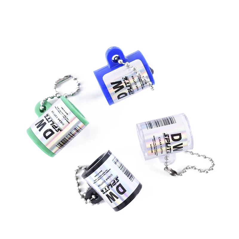 

Factory Price Weed Accessories Mini Cigar Keychain Cigar Cutter Blunt Splitters, Colorful