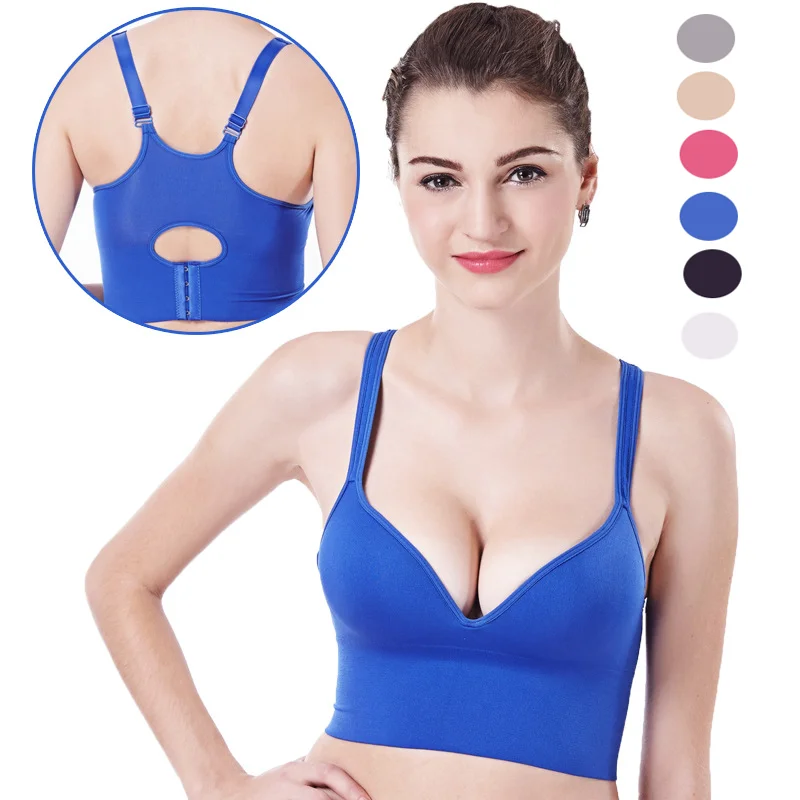 

New Style Women No Trace No Steel Ring Running Yoga Fitness Cross Sports Bra