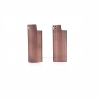 

Mini J5 with holes on the top lighter case cover sleeve Copper metal lighter holder
