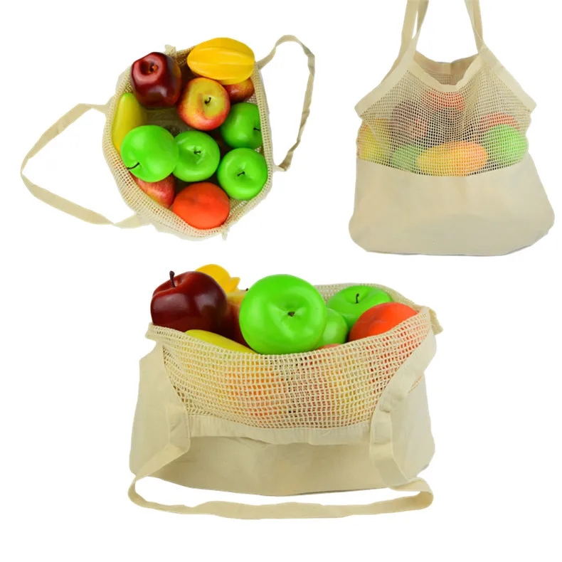 Reusable Produce Shopping Half Through Vegetable Set Biodegradable