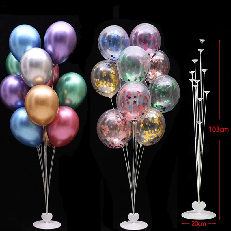 

Balloon Stand Display Stand Happy Birthday Wedding Party Decoration Balloon Arch Stand Floating Balloon Support Column