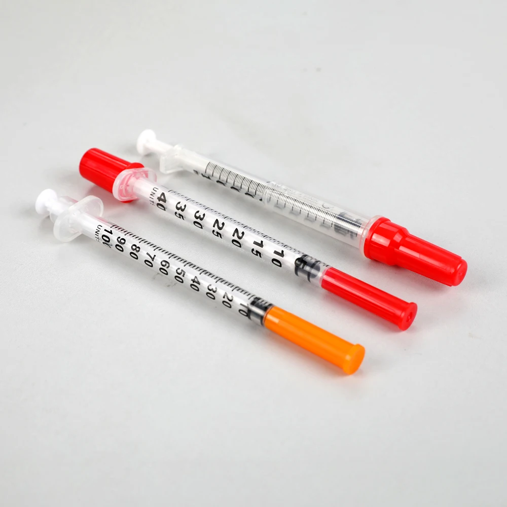 
insulin syringe with fixed ultra fine needle 