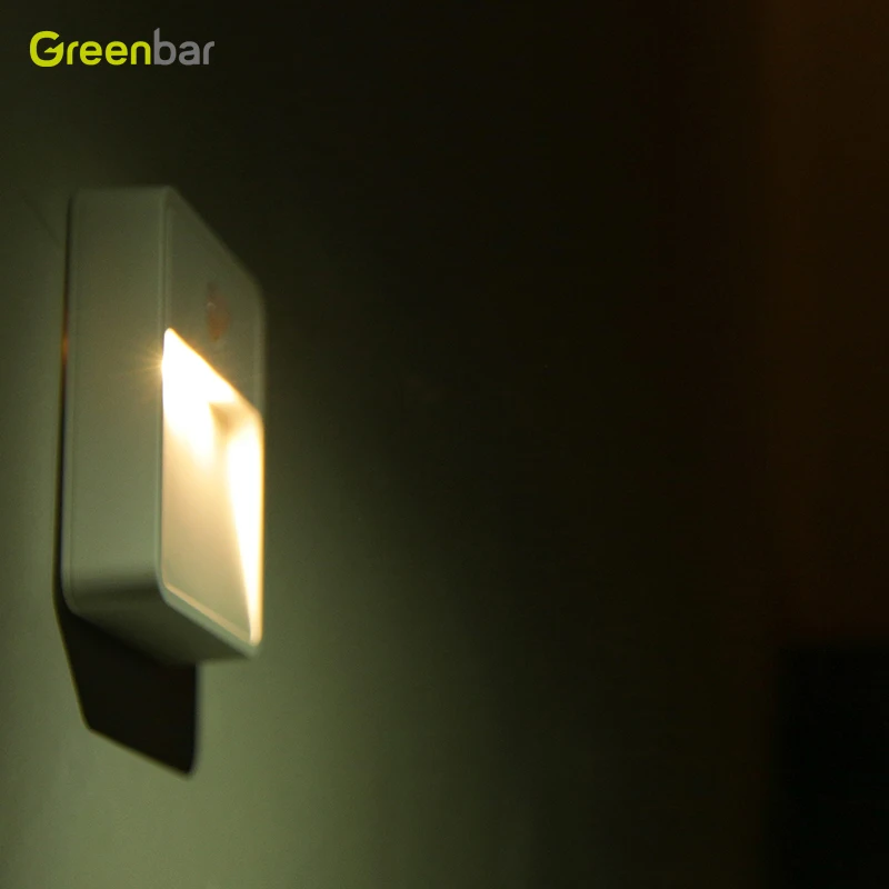 Battery Powered Motion Sensor LED Night Light Wireless Motion - Sensing LED Wall Light Stick Anywhere Night Light Outdoor Indoor
