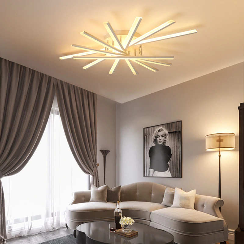 Modern minimalist luxury art creative  LED modern ceiling lamp simple fashion art chandelier lighting Art ceiling lamp