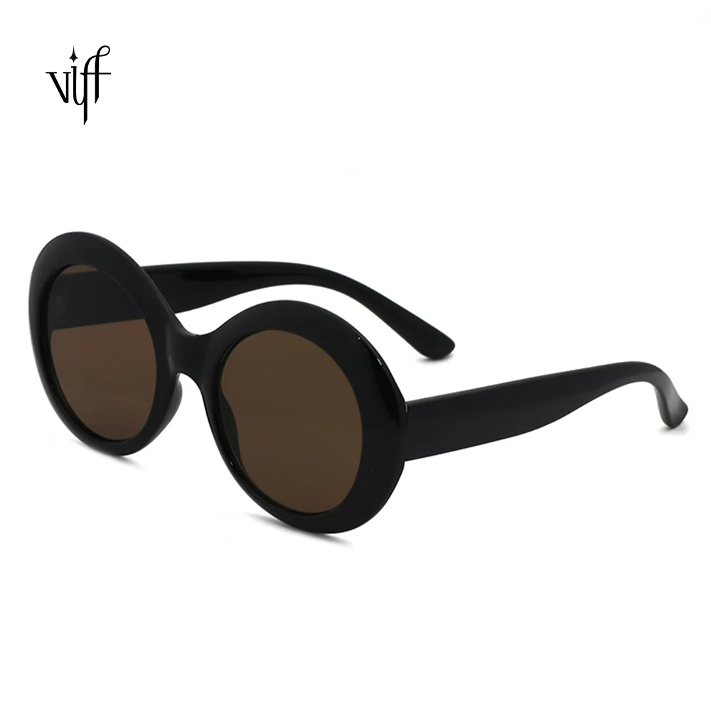 

VIFF HP19374 Retro Oval Sunglasses Brand Designer Sunglasses