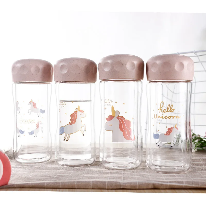 

Portable Insulated Promotional Double Walled Reusable Personalized Unicorn Children Water Bottle