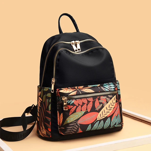 

2021 New Printed Pattern Backpack Messenger Hand School Laptop Bags For Women, Customized color