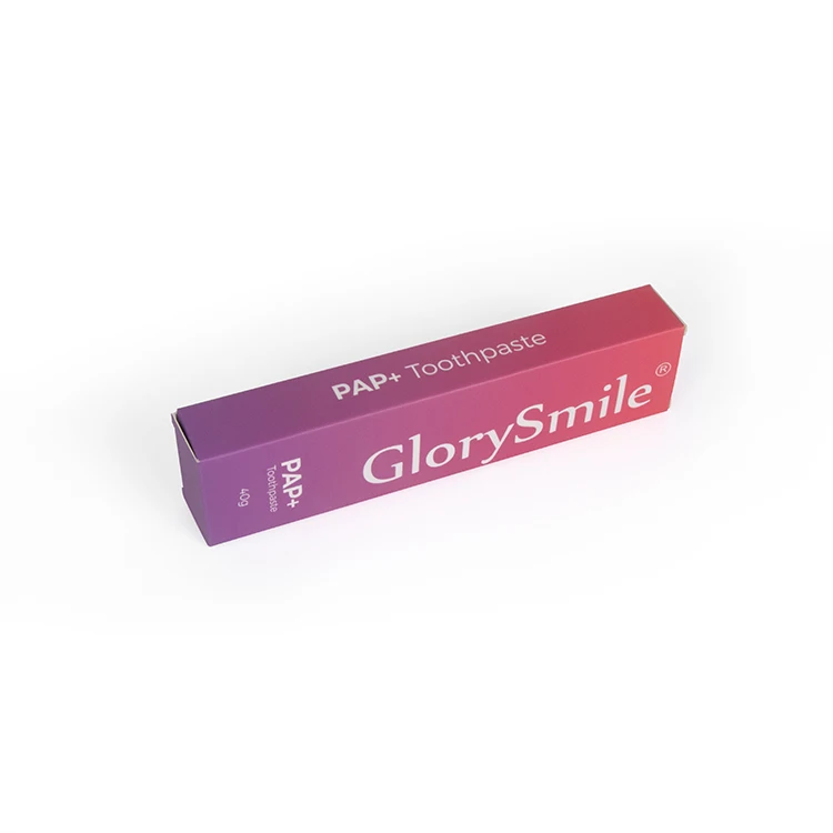 

OEM GlorySmile 2021 Professional Toothpaste Effective Remove Dirt and Whiten Your Teeth PAP Toothpaste, White paste