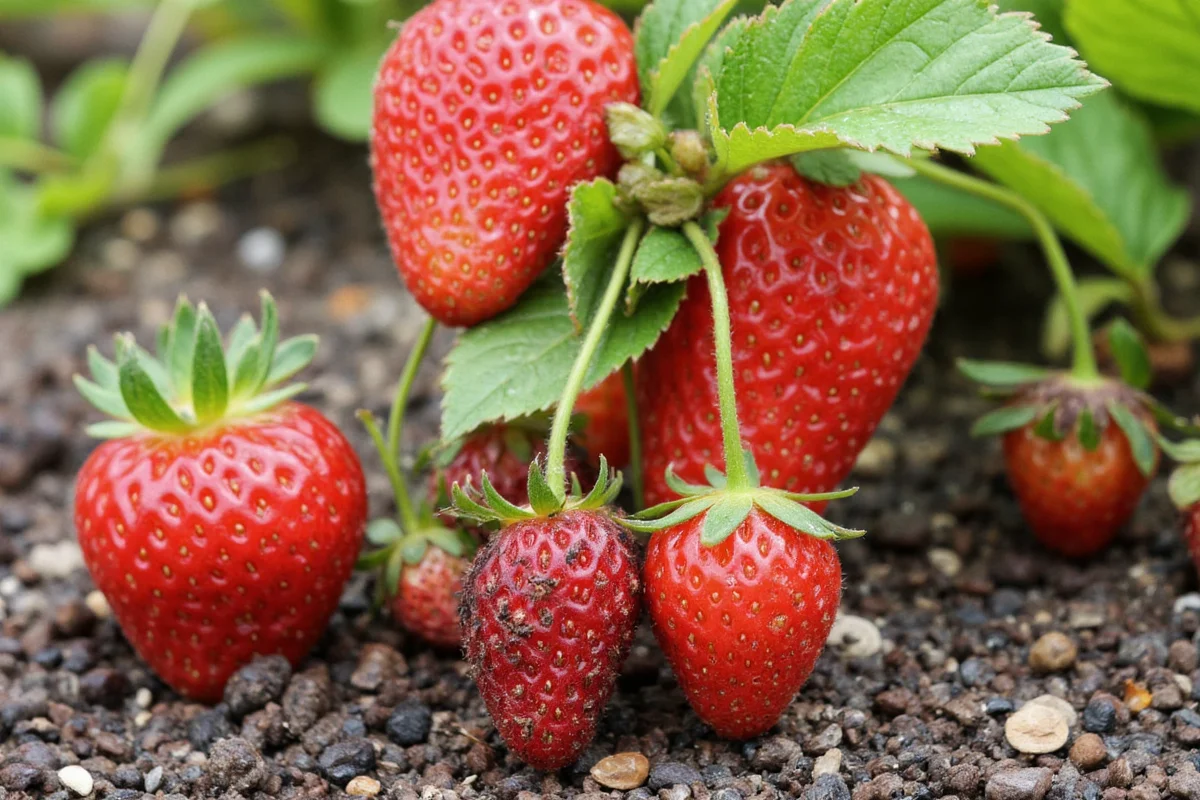 how to plant strawberry roots