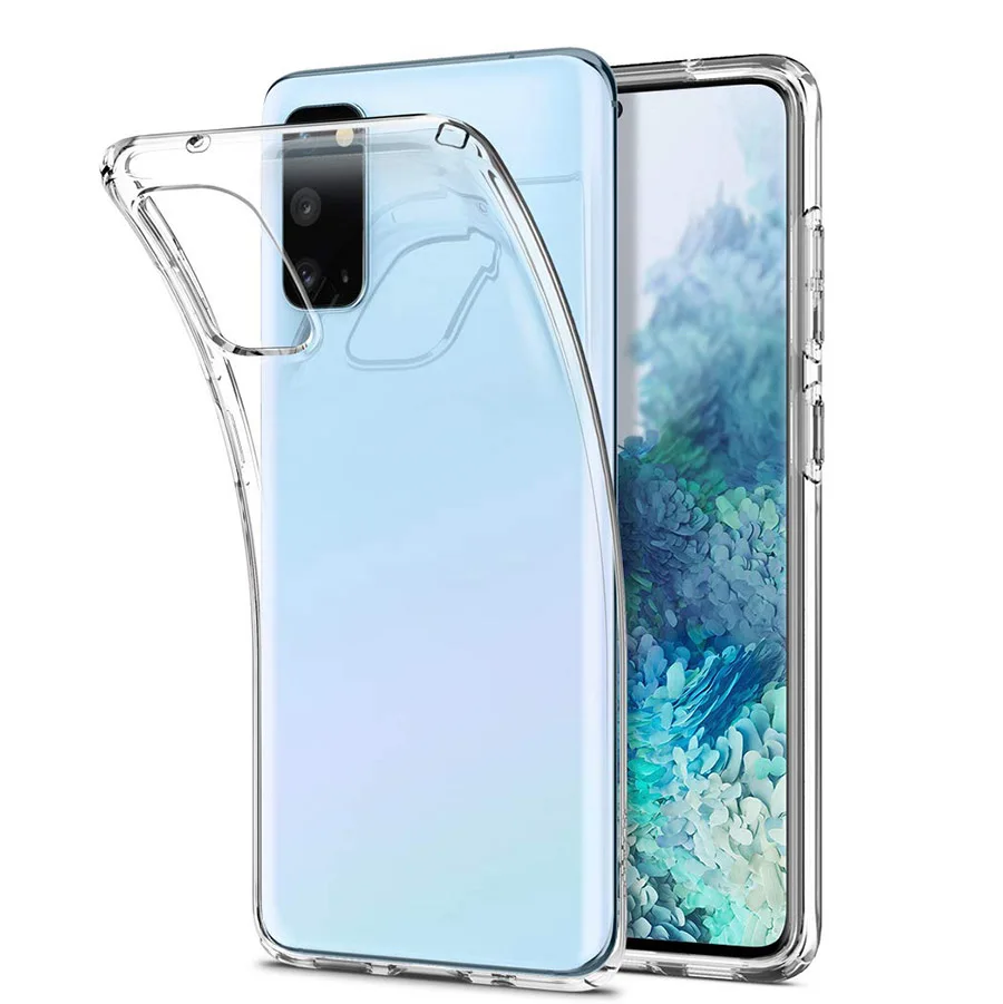 

Transparent Thin Soft TPU Case For Galaxy A71 A51 A70 A50 A40 A30 A20S A10S M20 S20 S10 S9 S8 Plus A6 2018