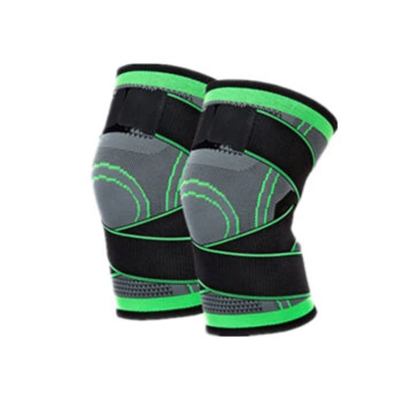 

China Wholesale Custom Rolling Magnetic Nylon Sport Knee Support Pad Set for Dance