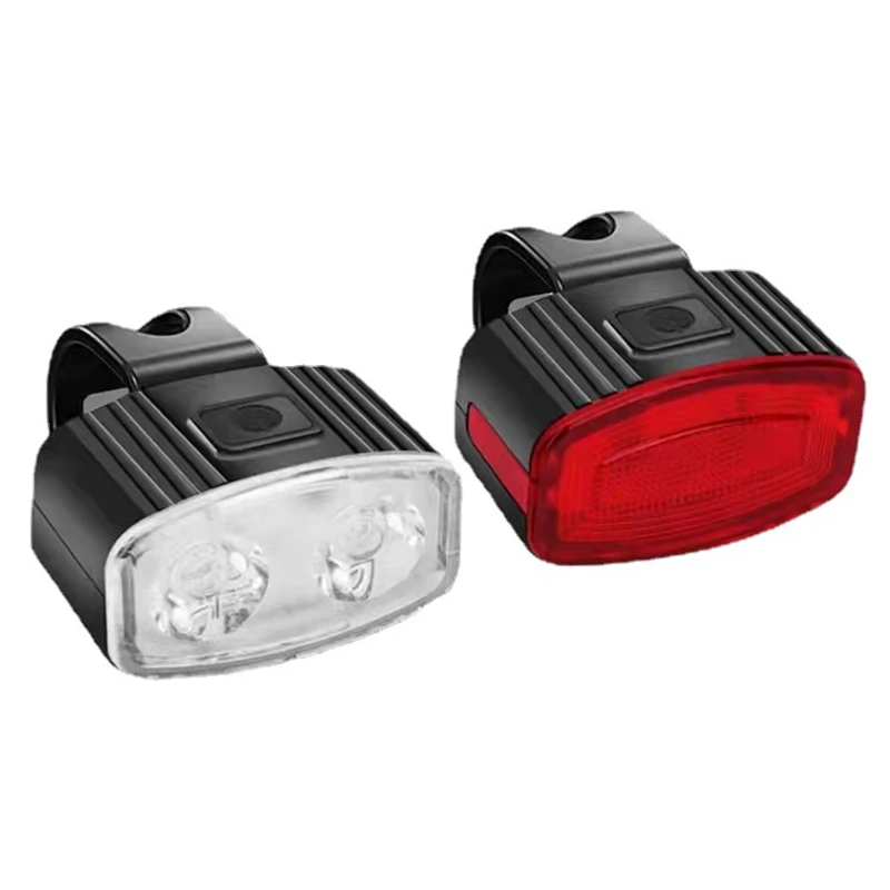 

Super Bright Usb Charging Bike Light Set Night Riding Safety Bicycle Warning Light Front and Back Led Rear Taillight Headlight