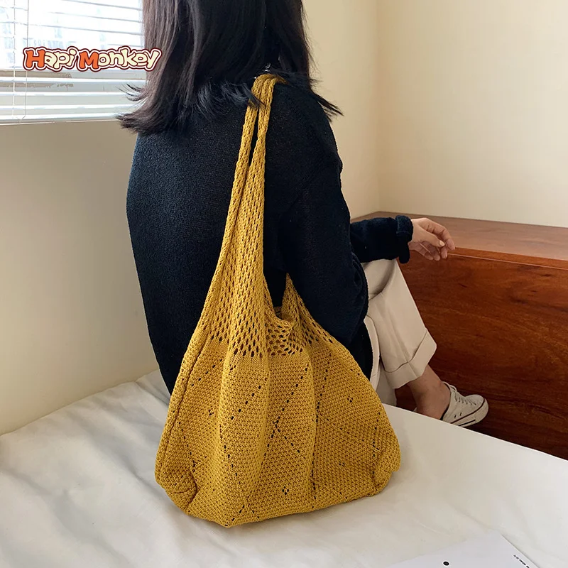

HapiMonkey Icy Silk wholesale 2021 Popular Big Size Tote Hanbags Hand Wallets Ladies Purse New Arrival Hobo Shoulder Bags