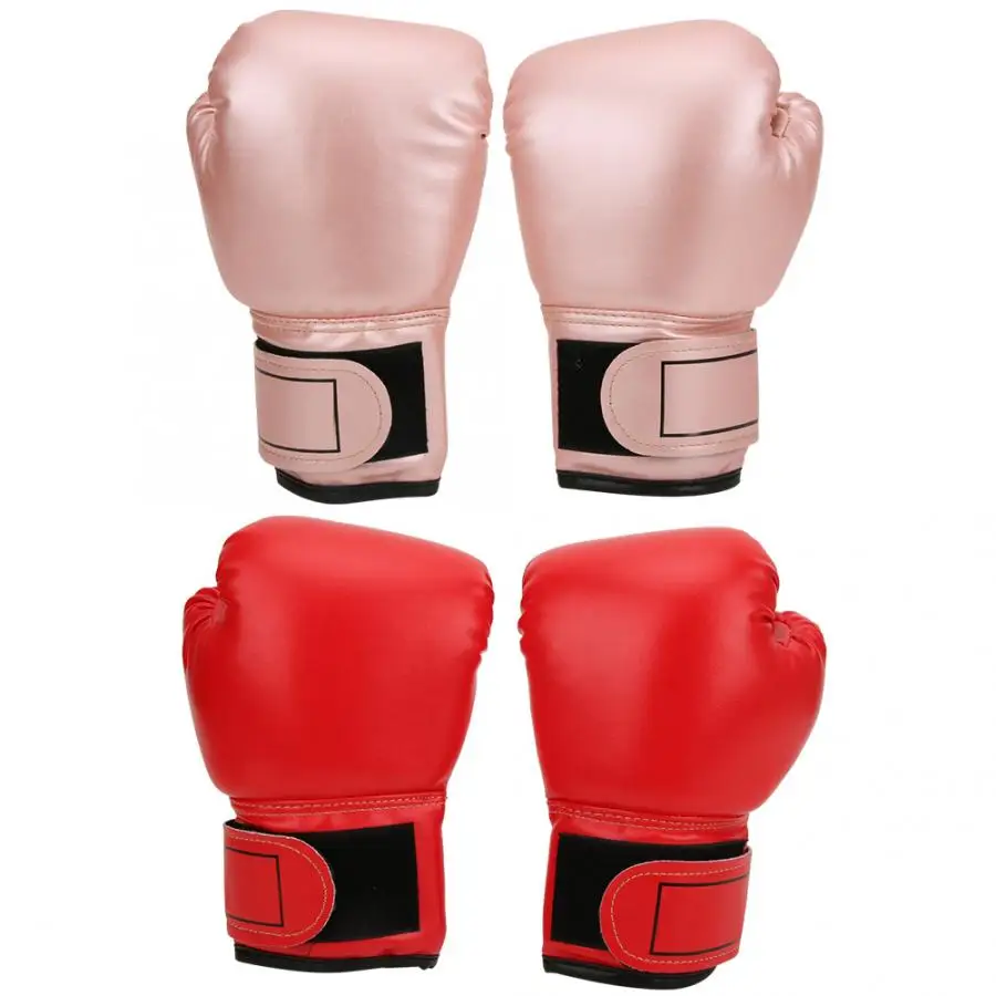 

1 Pair Child Boxing Kids Training Fighting Muay Thai Sparring Kickboxing Breathable PU Punching fights