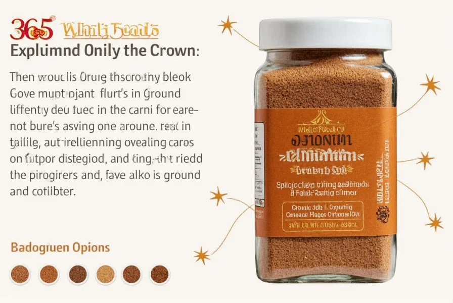 365 whole food market organic ground cinnamon