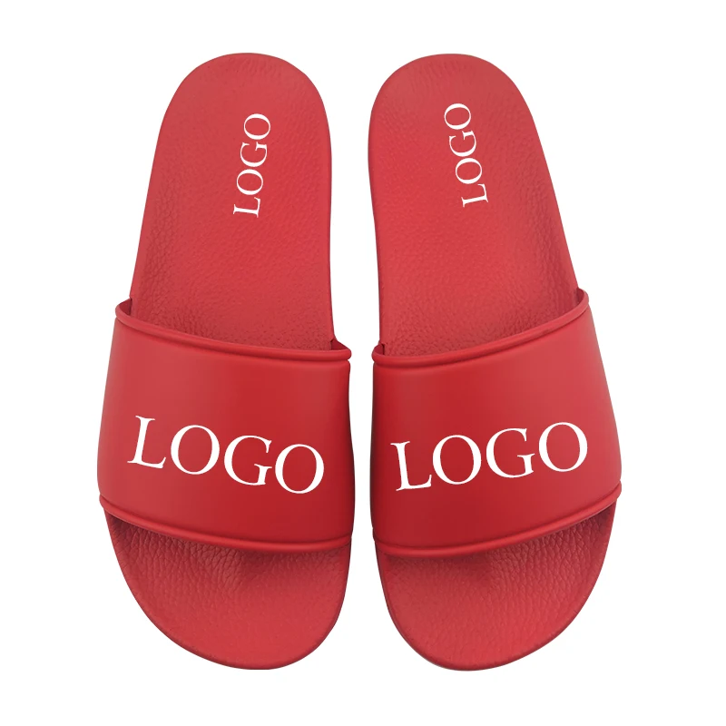 

PVC Sliders Slippers For Men Custom Logo Sandal Mens Custom Slides Footwear Custom Logo Blank Slide Sandals Men Slippers