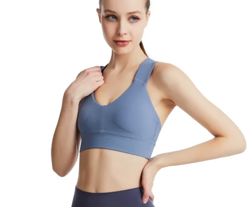 

Seamless Yoga Bra Free Soft Comfortable Cross Back Anti-Bacterial Plus Size Sports Bra