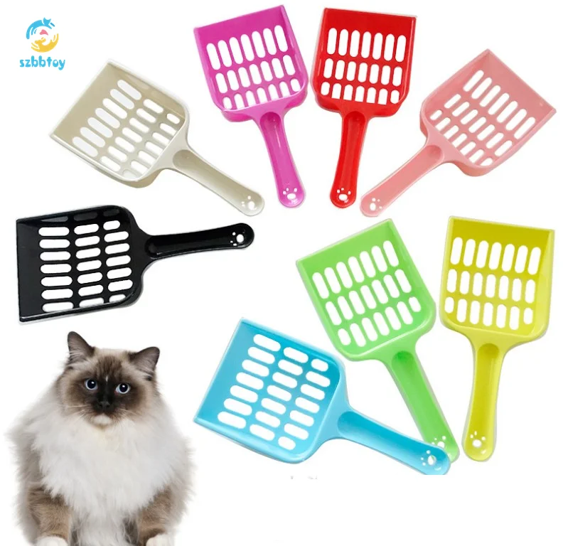 

Wholesale Cheap Plastic Pet Cleaning Scoop Toilet Poop Clean Cat Litter Shovel, 8colors