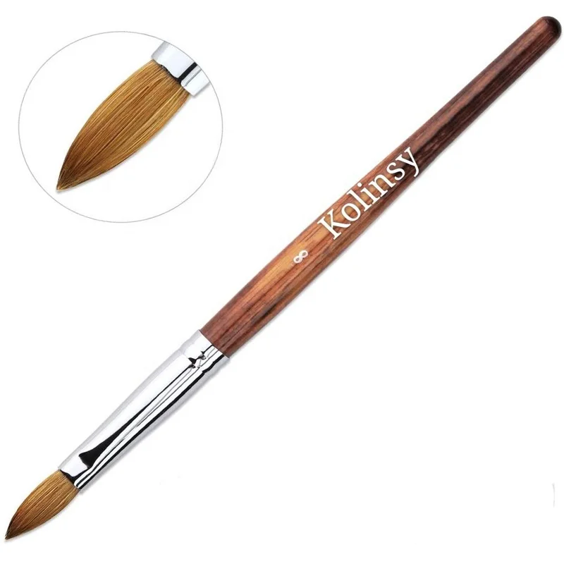 
New Fashion Nail Dust Clean and Beauty Art Brush with Soft Kolinsky Hair 