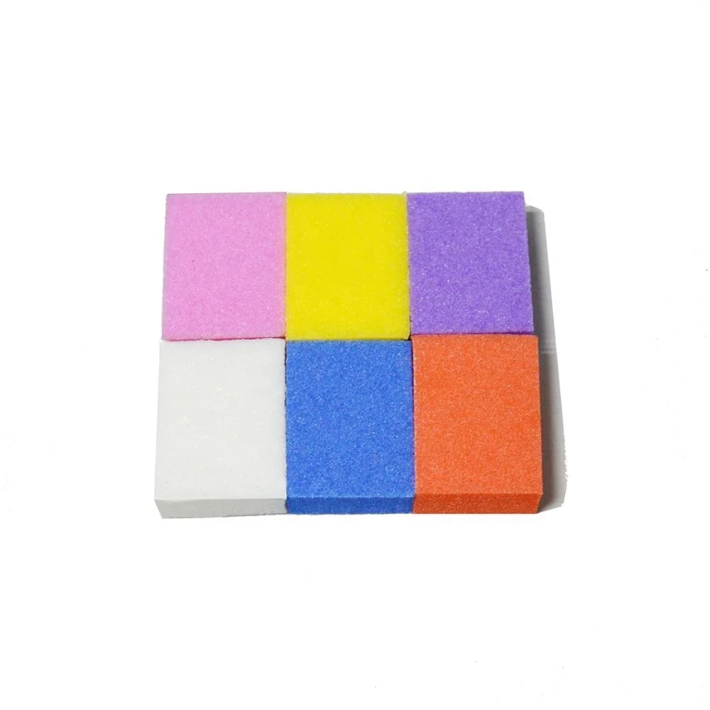 
Custom Size EVA Sponge 3 Way Mini Nail Buffer Block 