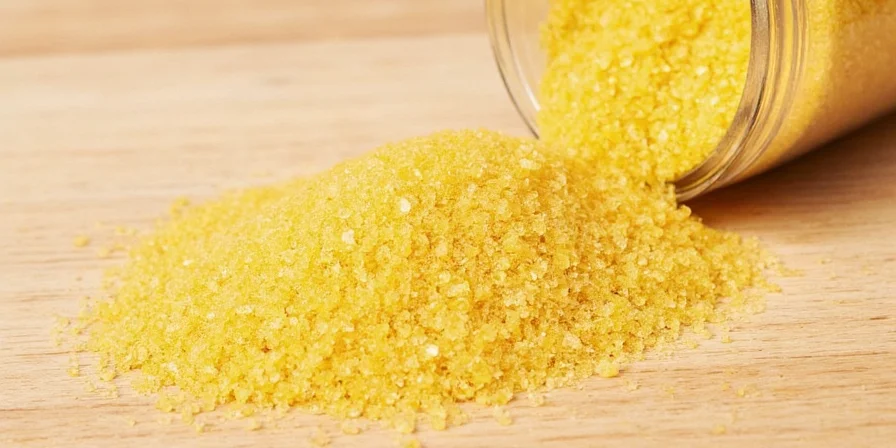 Kitchen storage tips showing a jar with demerara sugar