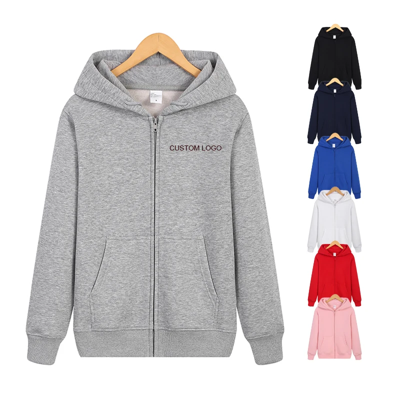 
Custom manufacturer logo graphic apparel stock pastel heavyweight design plain orange yellow girl heavy cotton men zipper hoodie 
