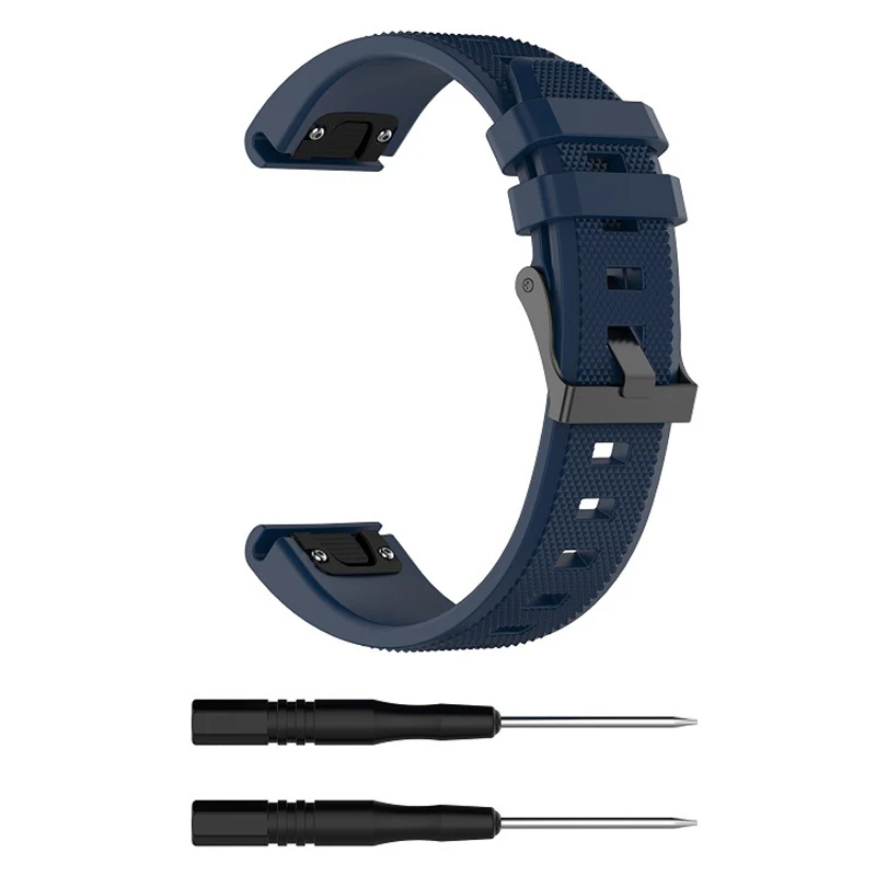 

High Quality Smartwatch Band 22mm Silicone Rubber Sport Watch Replacement Strap for Garmin Fenix 6/Fenix5/Fenix 3