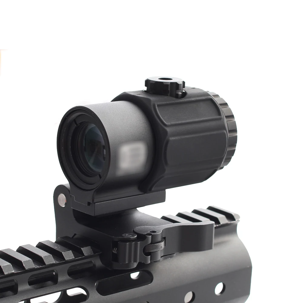 

G43 3x Magnifier Scope Sight with Switch to Side STS QD Mount Fit for 20mm rail Rifle Gun Tactical Hunting