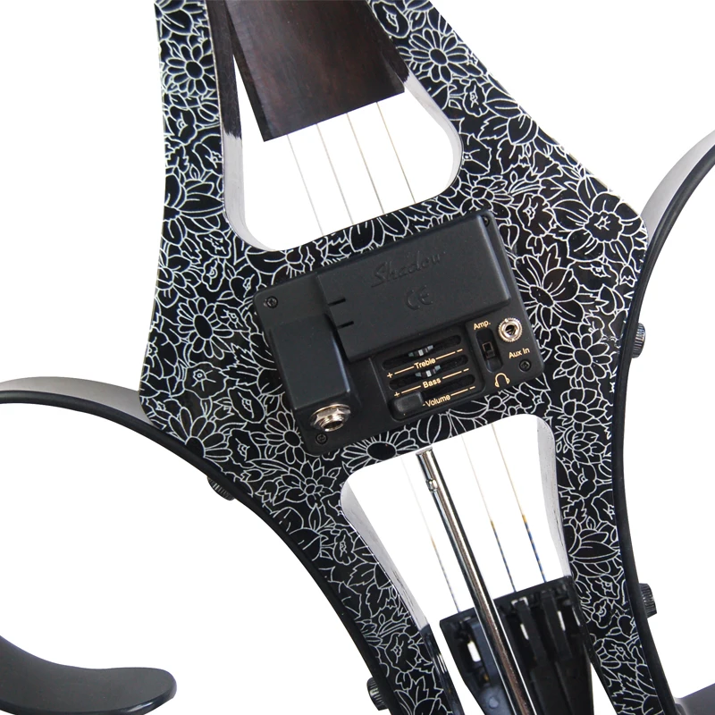 
Kinglos top quality Shadow pick up 4/4 electric cello instrument price with tummy rest, knee rests 