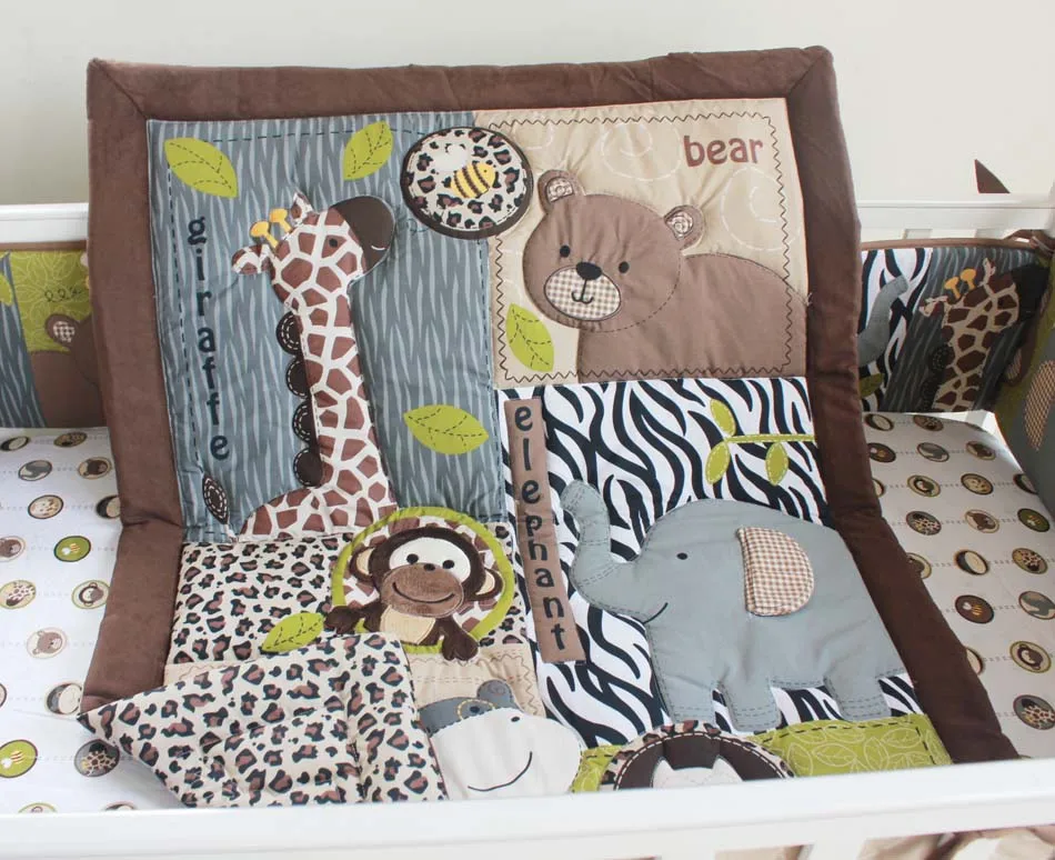 
Hot selling high quality baby crib bedding set 