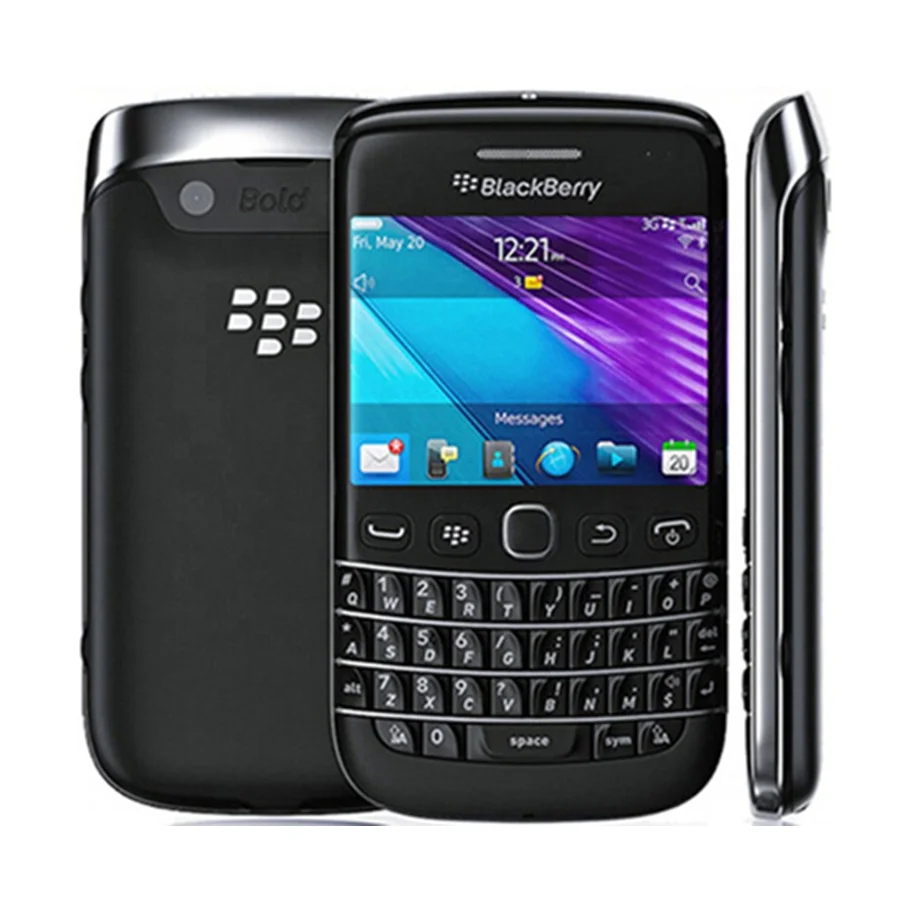 For Blackberry Bold 9790 Unlocked Refurbished Phone QWERTY Keyboard 5MP 768MB 8GB 3G WCDMA WIFI GPS Touchscreen Smartphone
