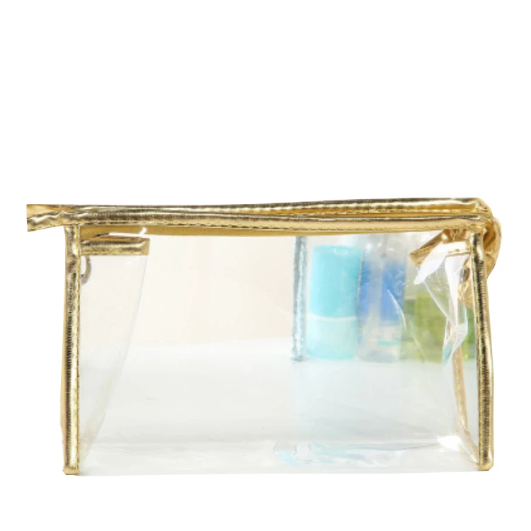 

beauty case travel oem cosmetic clear bag transparent cosmetic bag, White color or colorful material