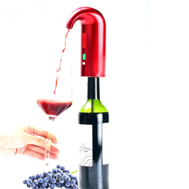 

2021 Private logo Electronic Electric Automatic Wine Aerator Decanter Dispenser Set