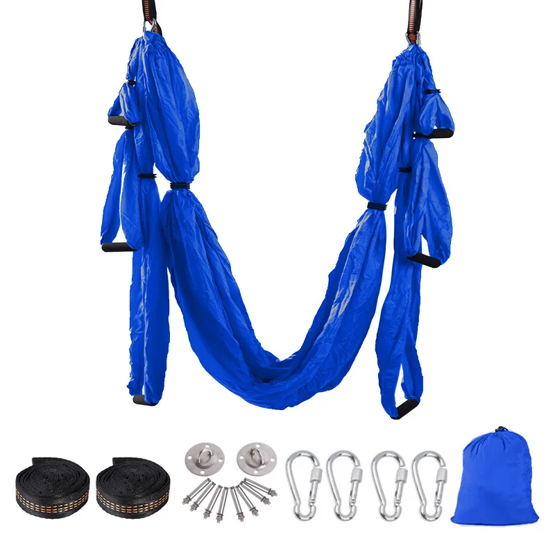 

Indoor home high strength strong parachute antigravity swing aerial yoga hammock set