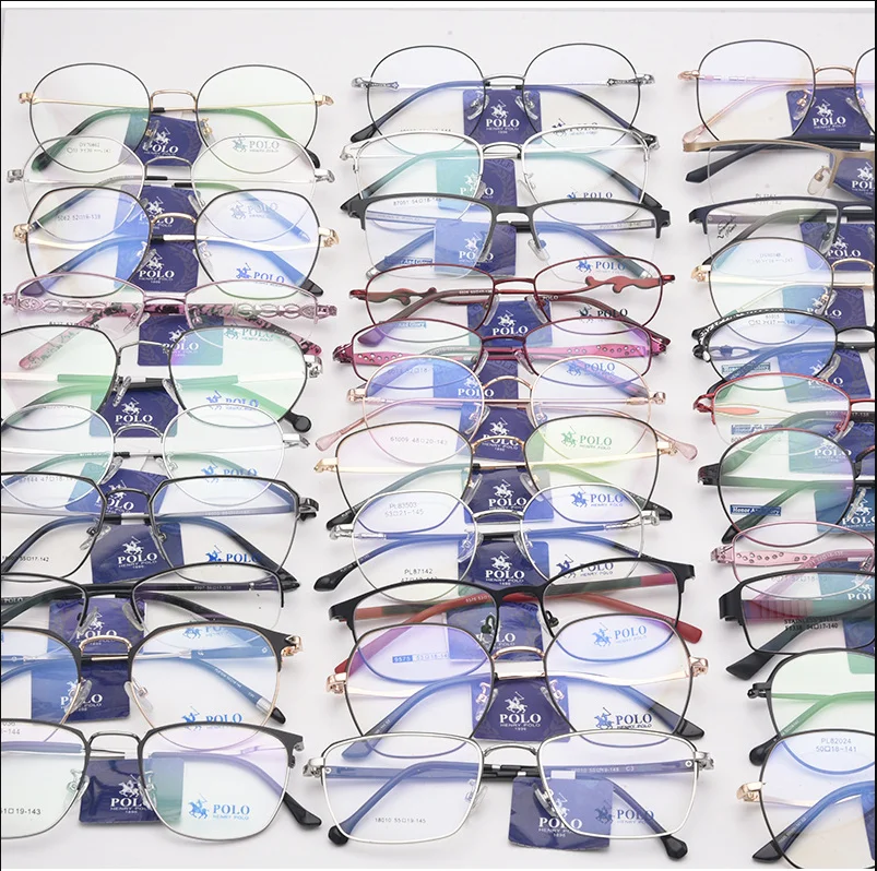 

Cheap price in stock promotional retro eyeglasses frame metal eyewear, Multicolor