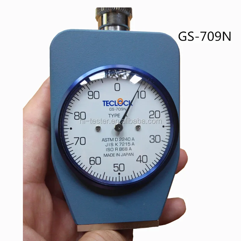 Teclock Gs709n Rubber Hardness Tester,Handy Durometers,Rubber