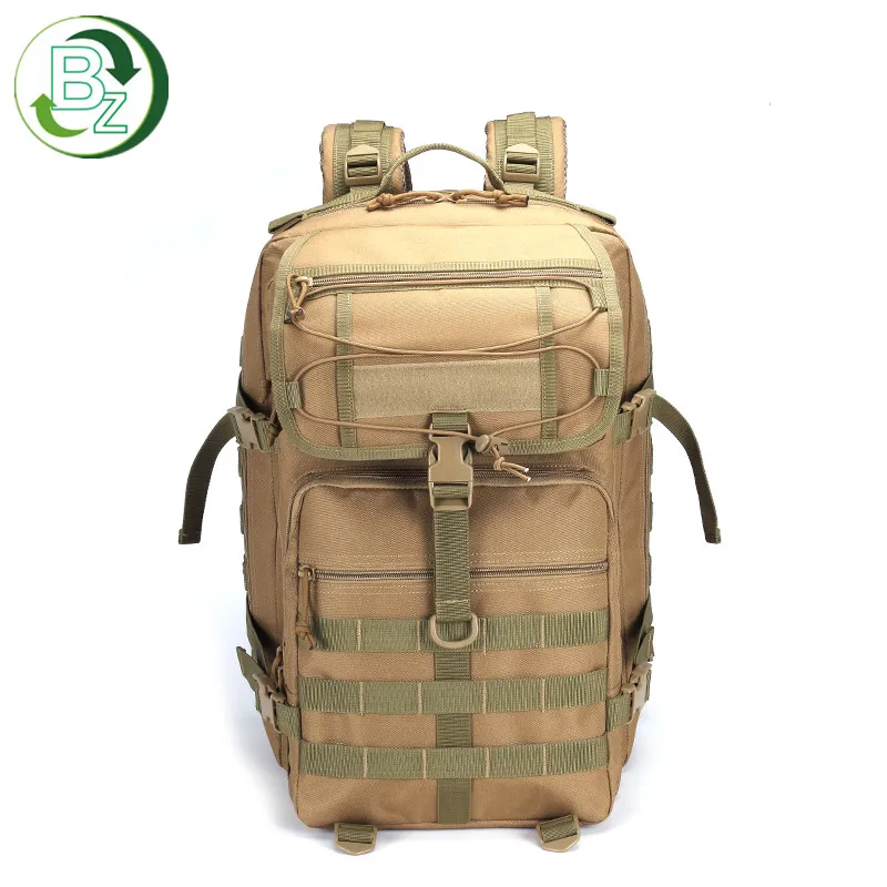 

Large Capacity Waterproof 45L Mens Travel Hiking Camping Army Tactical Assault Backpack Bag, Black, khaki, oliver green