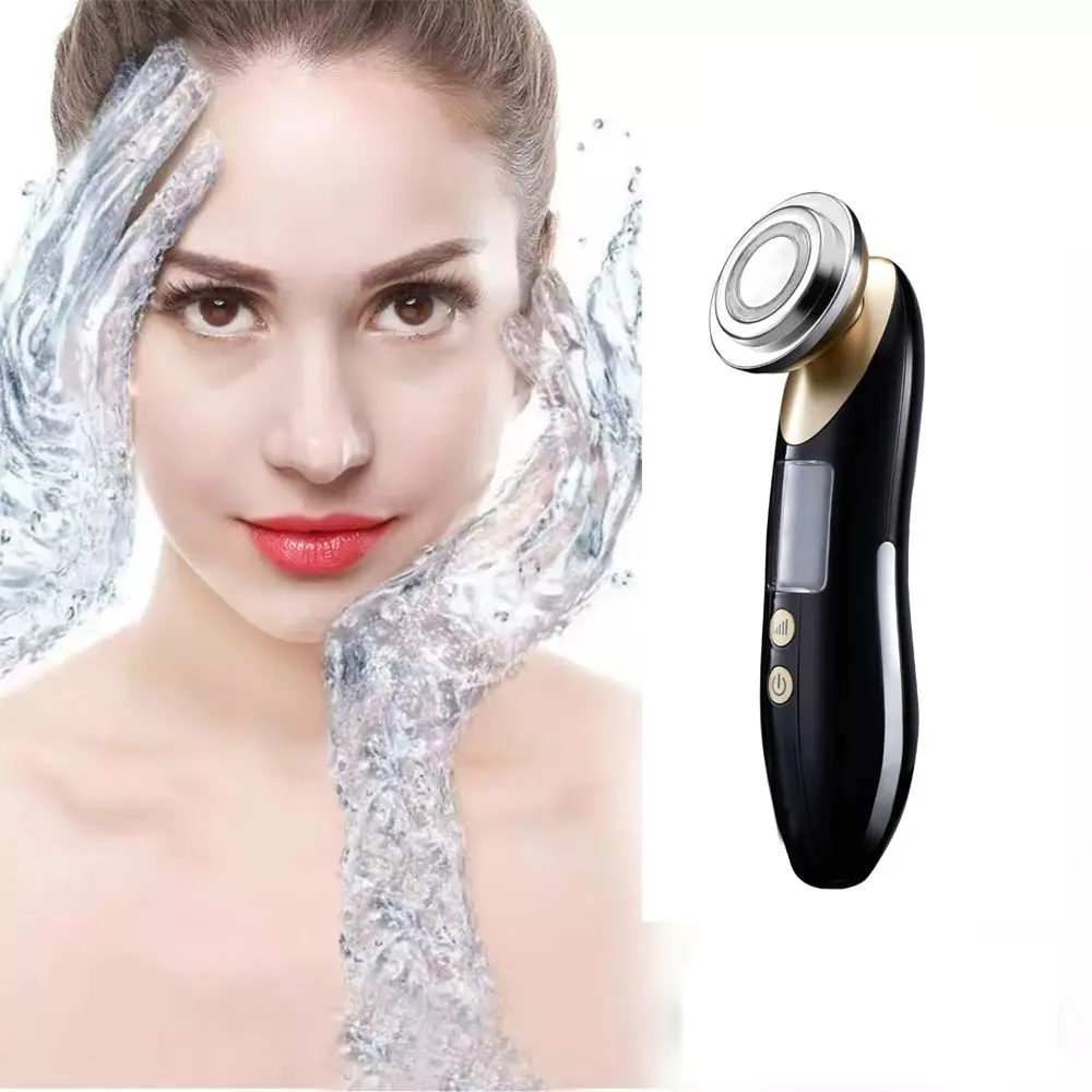 

2022 New Arrival Professional Face Lifting Beauty Instrument Electronic EMS Heating Wireless Led bio light beauty machine