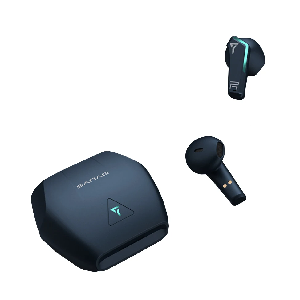 

Mocha Amazon Hot Sale Half in-Ear CVC 8.0 Noise Cancelling Bluetooth Headphone Wireless Stereo Earbuds Sanag XPro