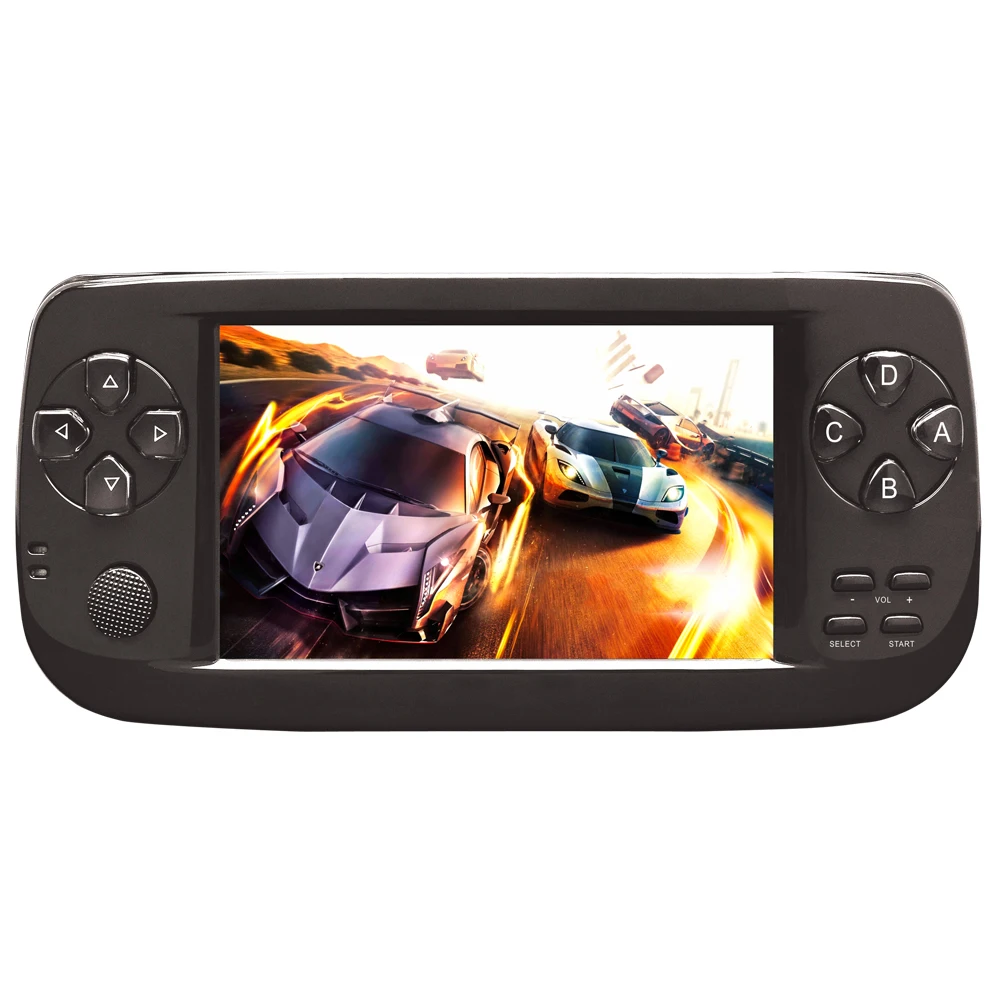 

New Classic Funny 4.3 Inch Handheld Game Console Player, White ,black, blue