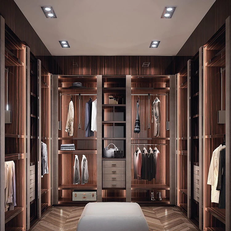 Modern Luxury Closet Sliding Door Bedroom Furniture Wooden