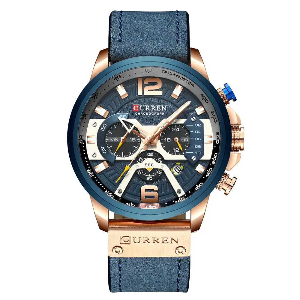 

Curren 8329 Hot Sale Watches Men Wrist New Quartz Watch Factory Wristwatches Direct Sales Wrist Watch, 5 colors