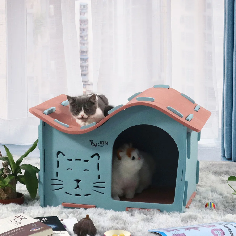 

Optional Portable Kitten strong House new Polymer Materials pet cage for pet shop