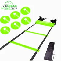 

Foldable speed agility equipment with soccer training hurdles