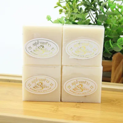 

Thailand Rice Milk Soap Collagen Whitening Moisturizing Hand Face Soap
